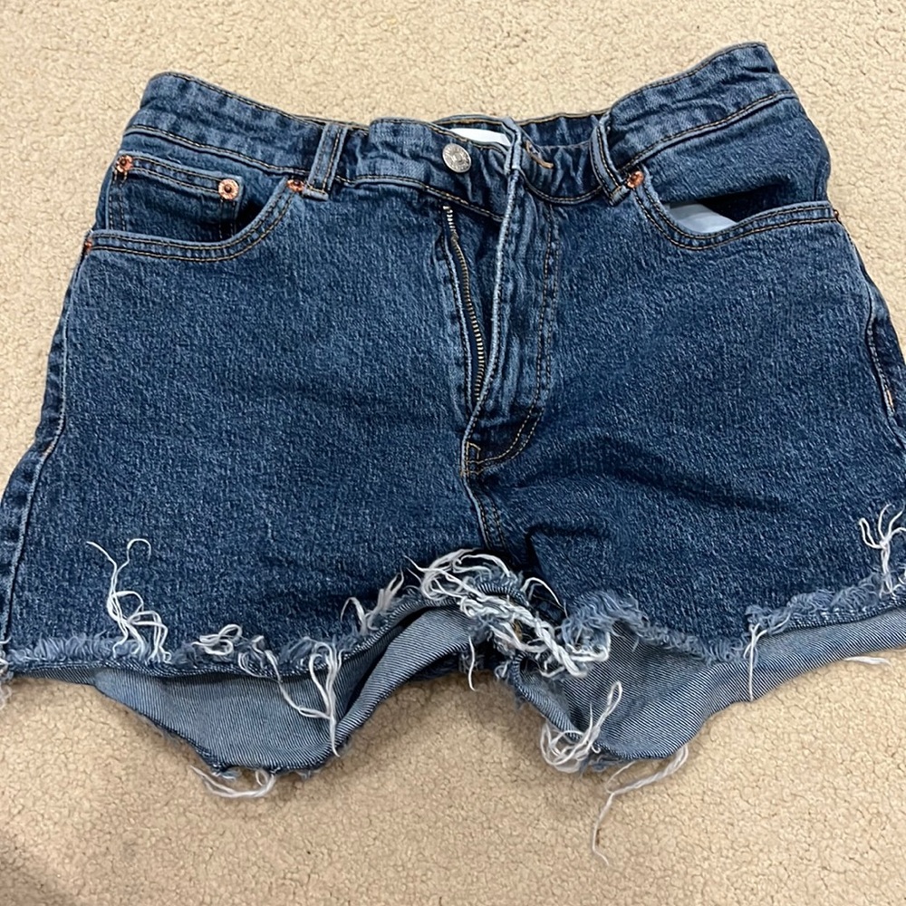 Dark Denim Jean Shorts